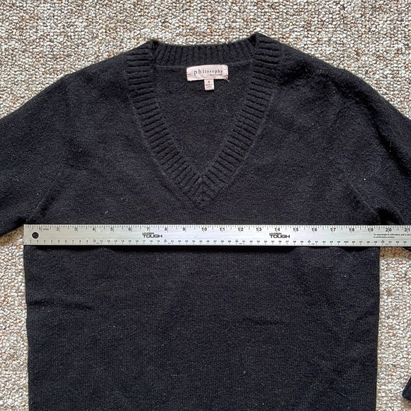 philosophy black sweater - Picture 2 of 3